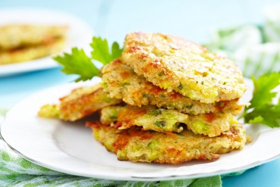 Tortitas de brocoli sanas